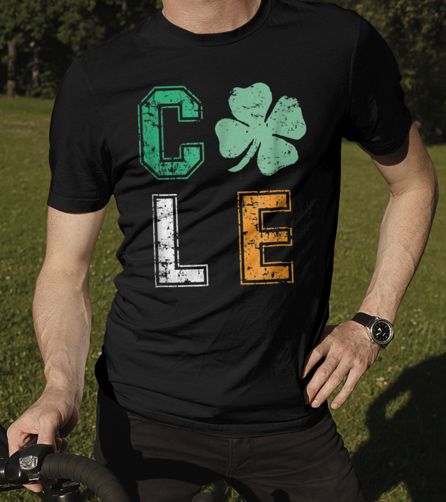 CLE Shamrock Irish Colors St. Patrick's Day T-Shirt
