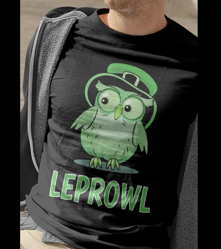 Leprechaun Owl St. Patrick's Day Leprowl T-Shirt