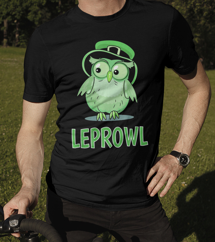 Leprechaun Owl St. Patrick's Day Leprowl T-Shirt