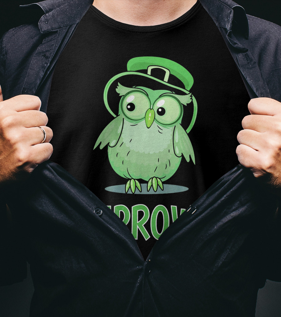 Leprechaun Owl St. Patrick's Day Leprowl T-Shirt
