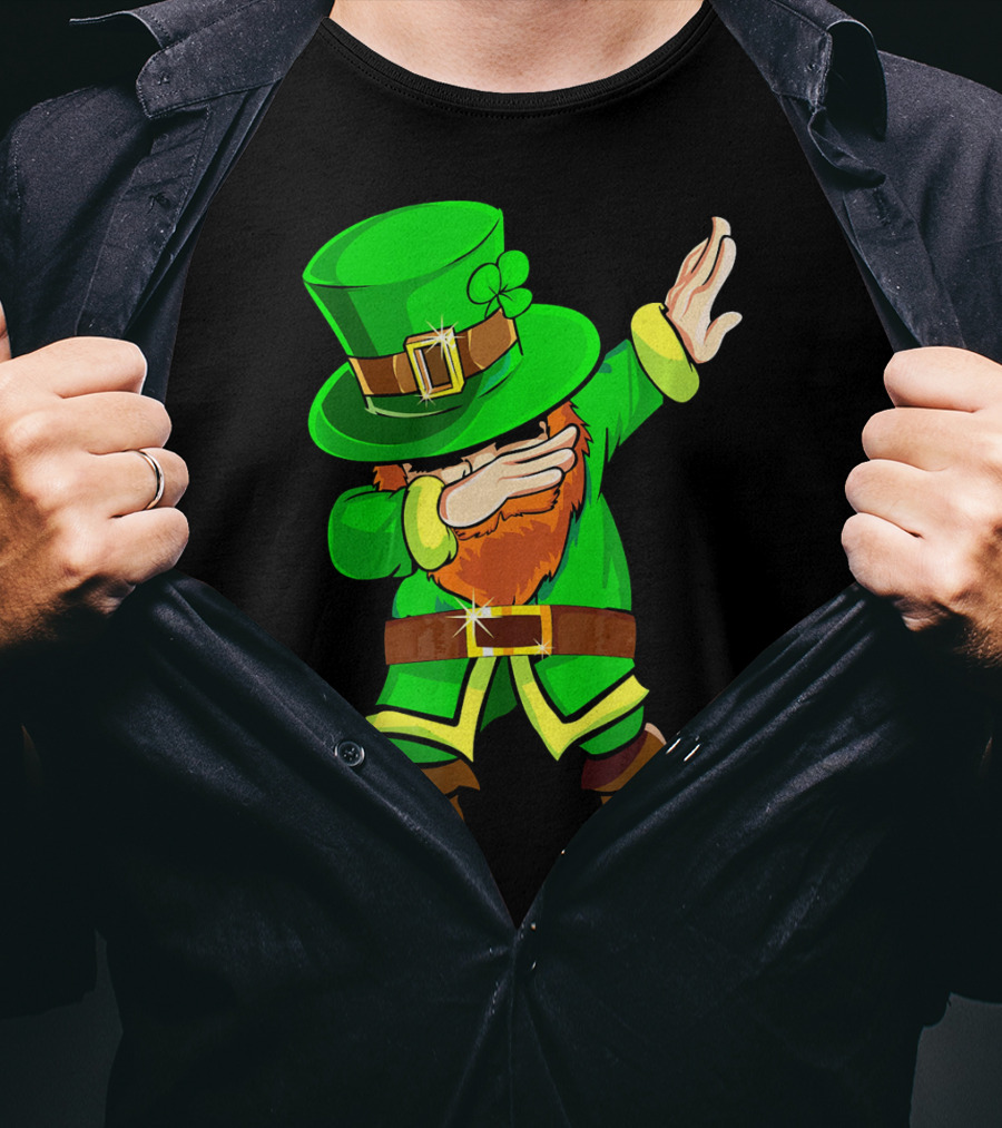 Dabechaun Leprechaun Dabbing Funny St. Patrick's Day T-Shirt