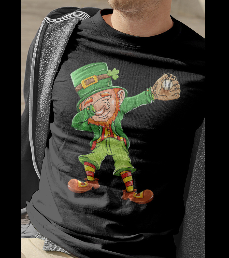 Softball Leprechaun St Patricks Day Coach T-Shirt