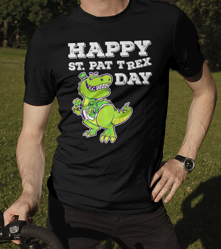 HAPPY ST. PAT T REX DAY Cute St Patricks T-Shirt