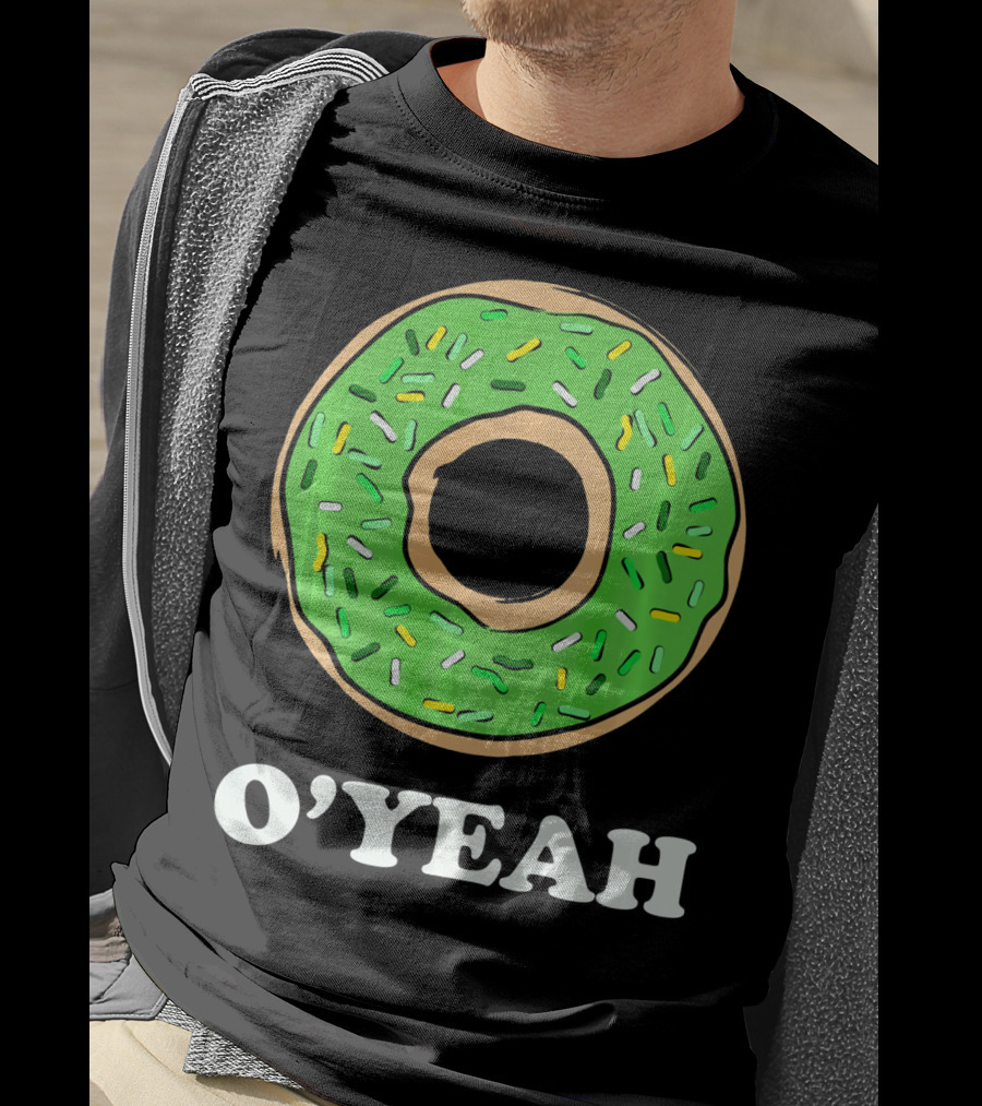 O'Yeah Green Donut T-Shirt