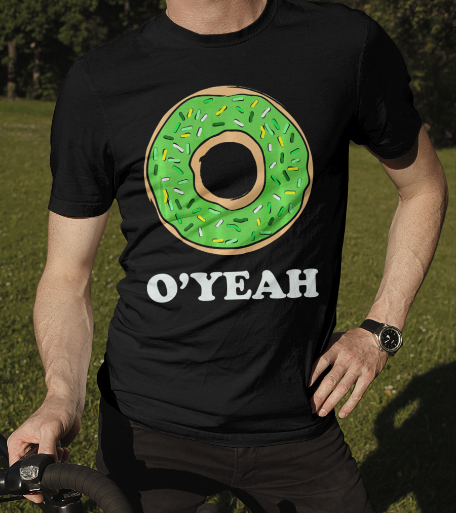 O'Yeah Green Donut T-Shirt