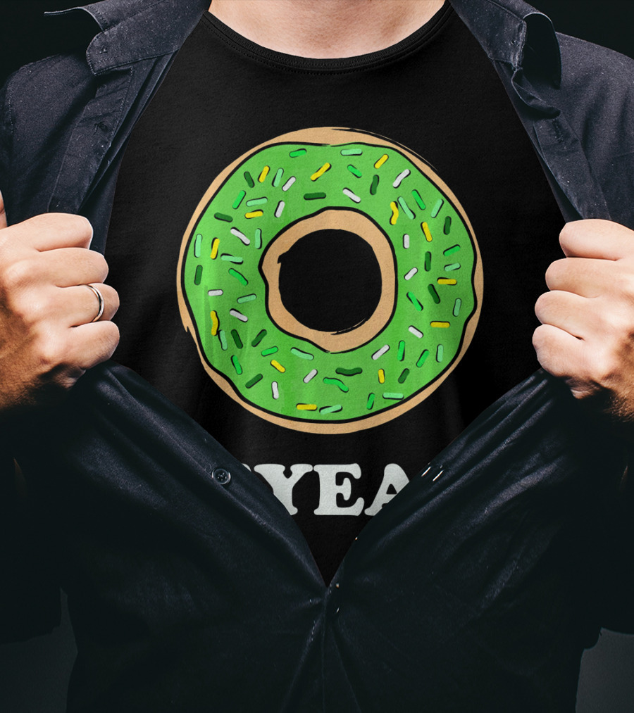 O'Yeah Green Donut T-Shirt