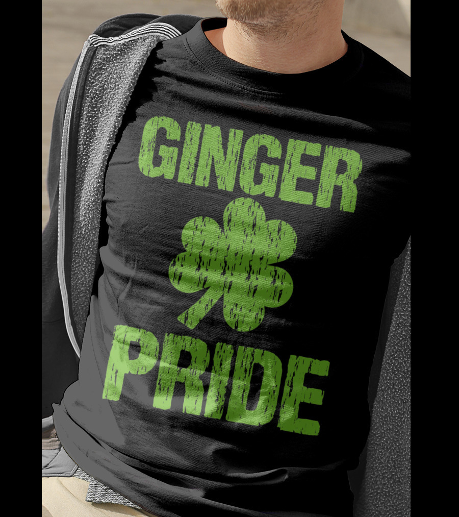 Ginger Pride Shamrock St. Patrick's Day Iconic T-Shirt