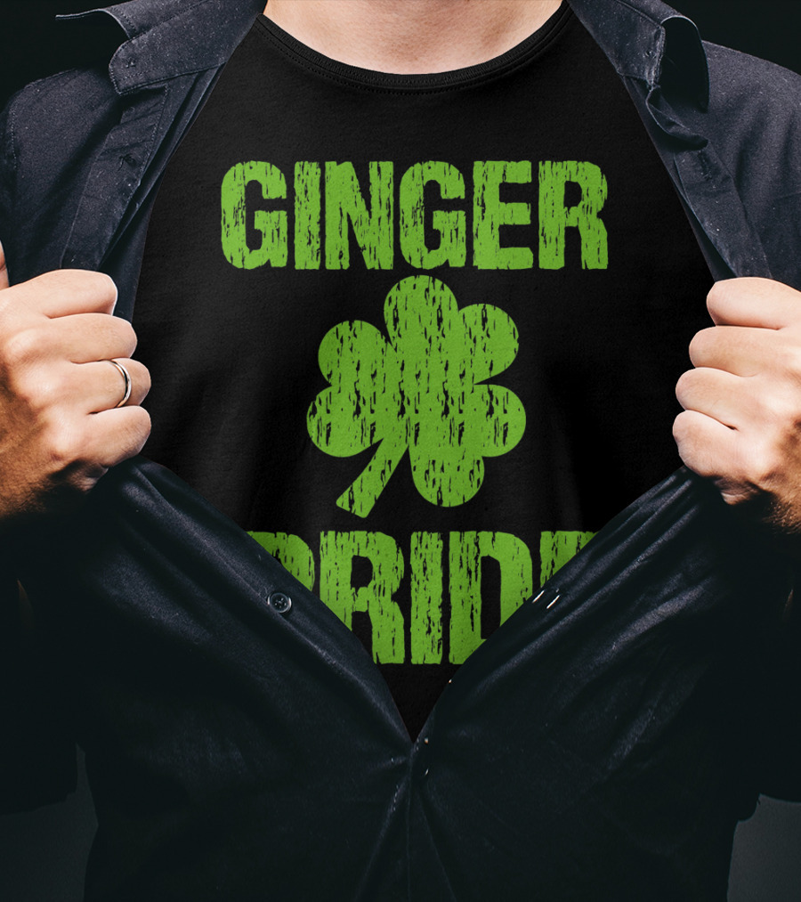 Ginger Pride Shamrock St. Patrick's Day Iconic T-Shirt