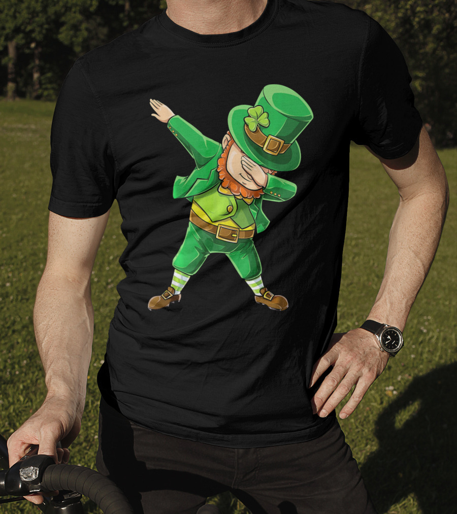 Dabbing Leprechaun St. Patrick's Day Celebration T-Shirt