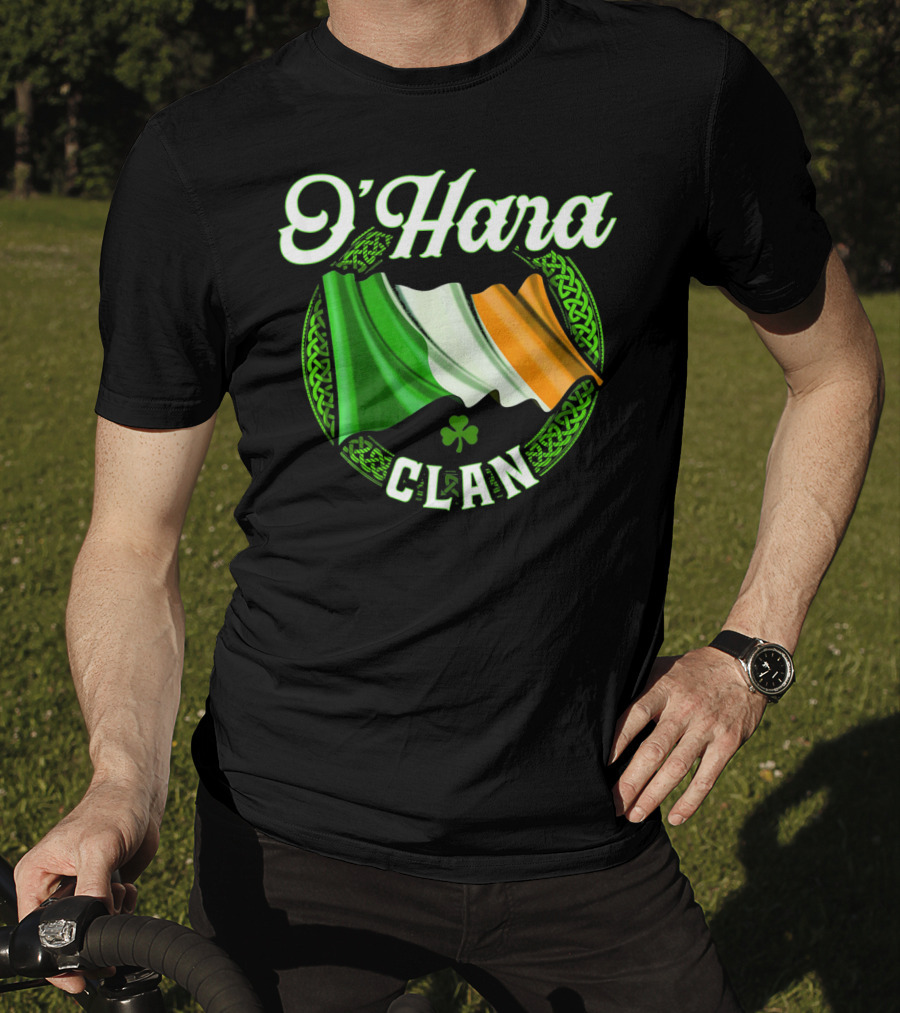O'Hara Clan Irish Flag Surname Ireland T-Shirt