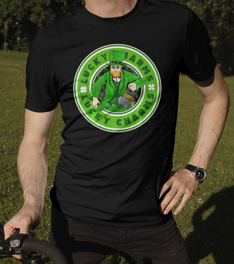 Lucky Charms St. Patrick's Day Irish Leprechaun Pot Of Gold T-Shirt