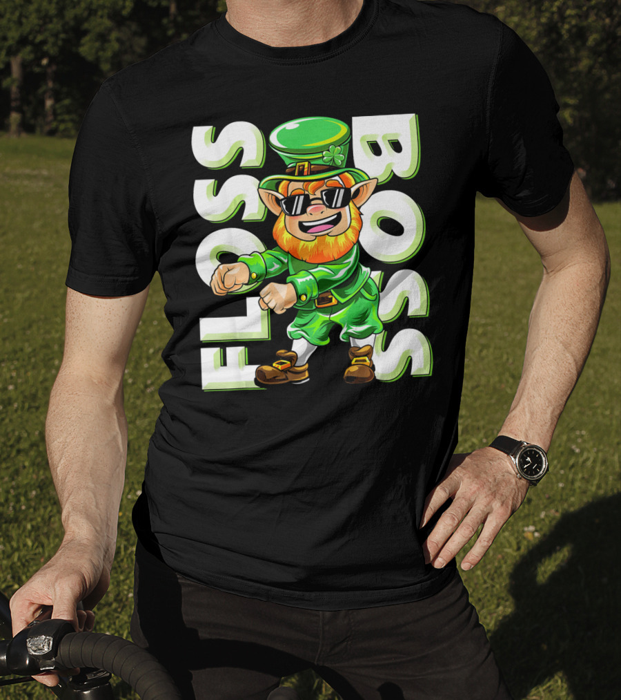 Floss Boss Leprechaun Dance St. Patrick's Day T-Shirt