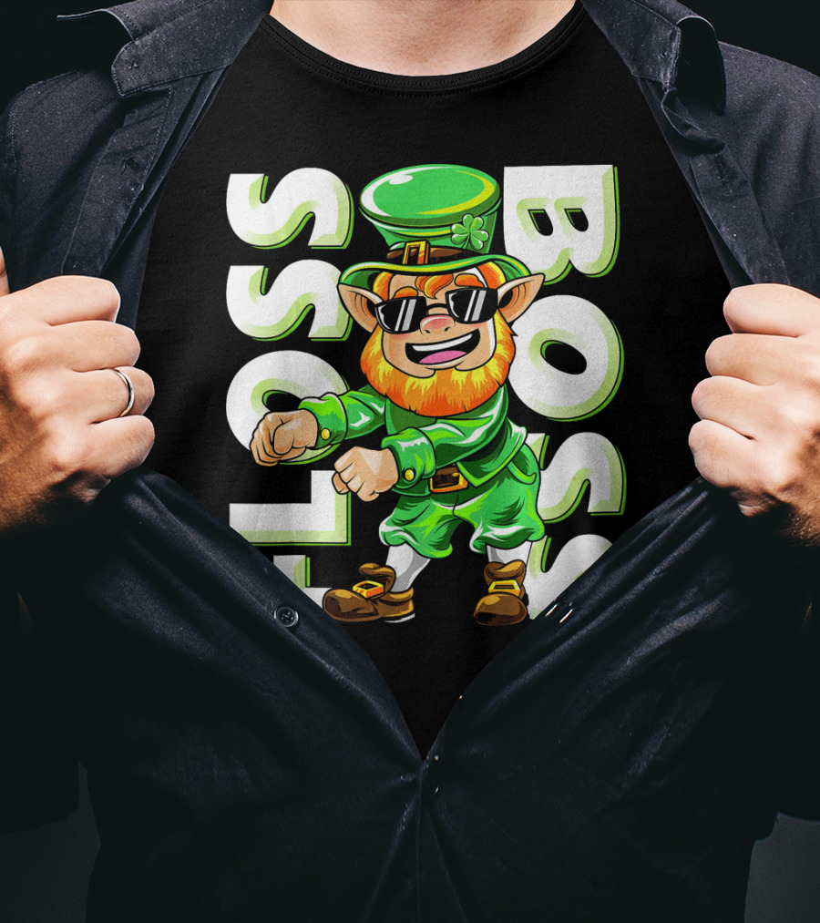 Floss Boss Leprechaun Dance St. Patrick's Day T-Shirt