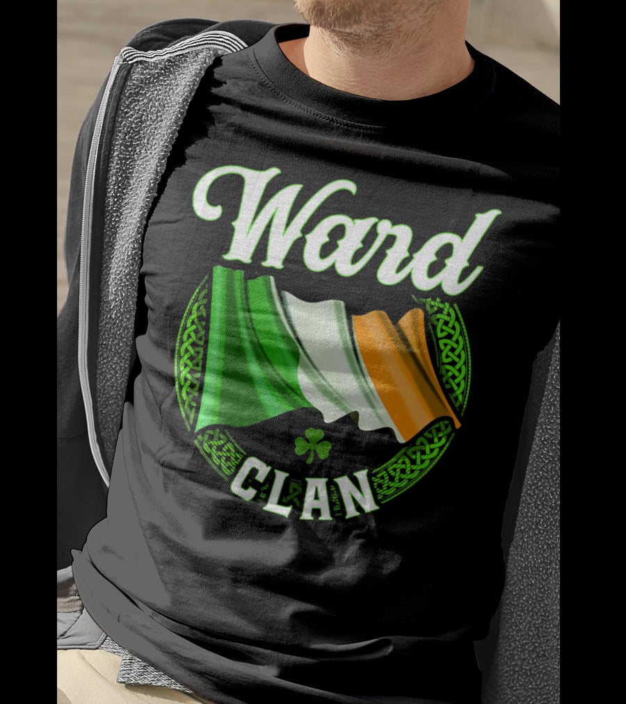 Ward Surname Clan Irish Flag Ireland T-Shirt