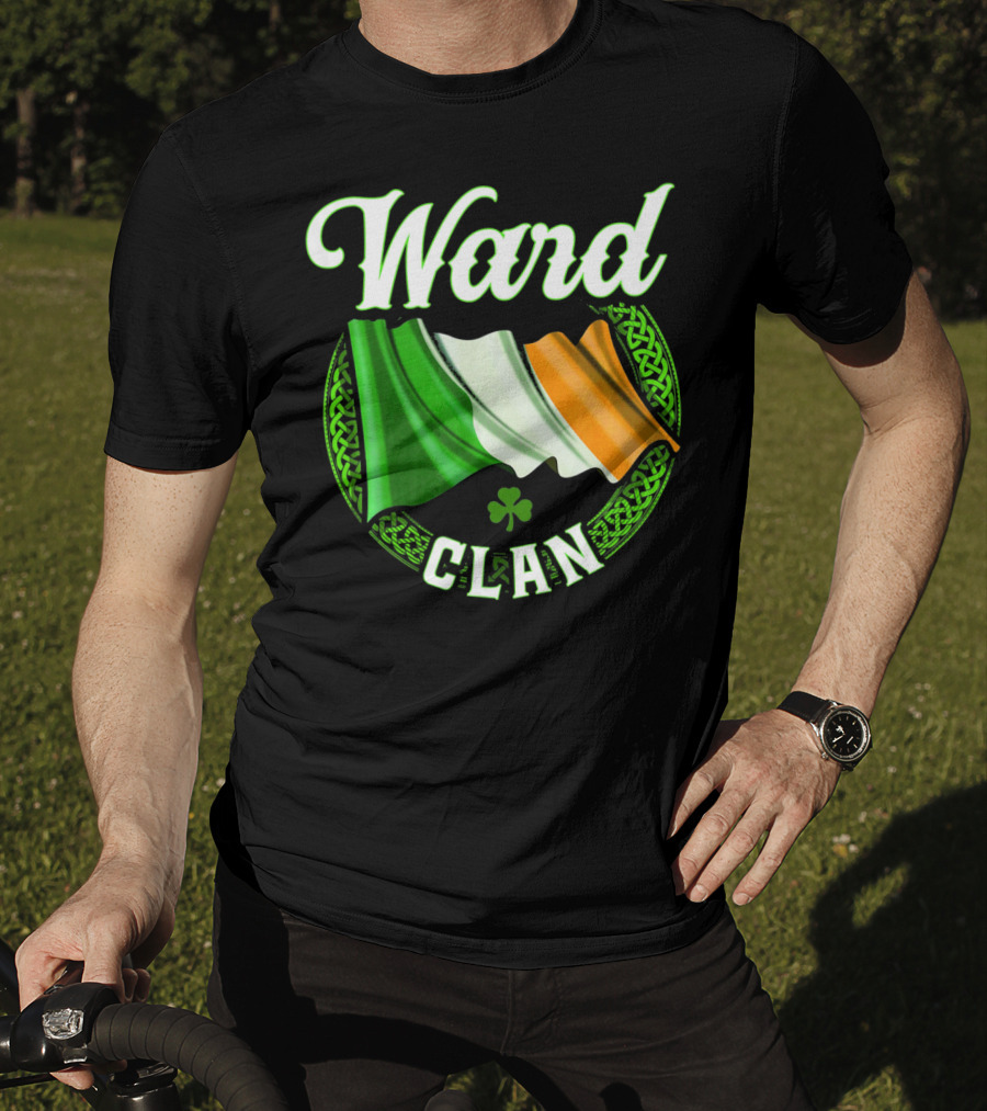 Ward Surname Clan Irish Flag Ireland T-Shirt