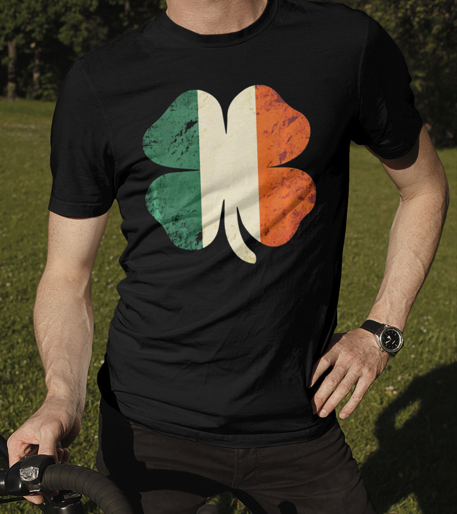 Irish Shamrock Ireland Flag St Patrick's Day T-Shirt