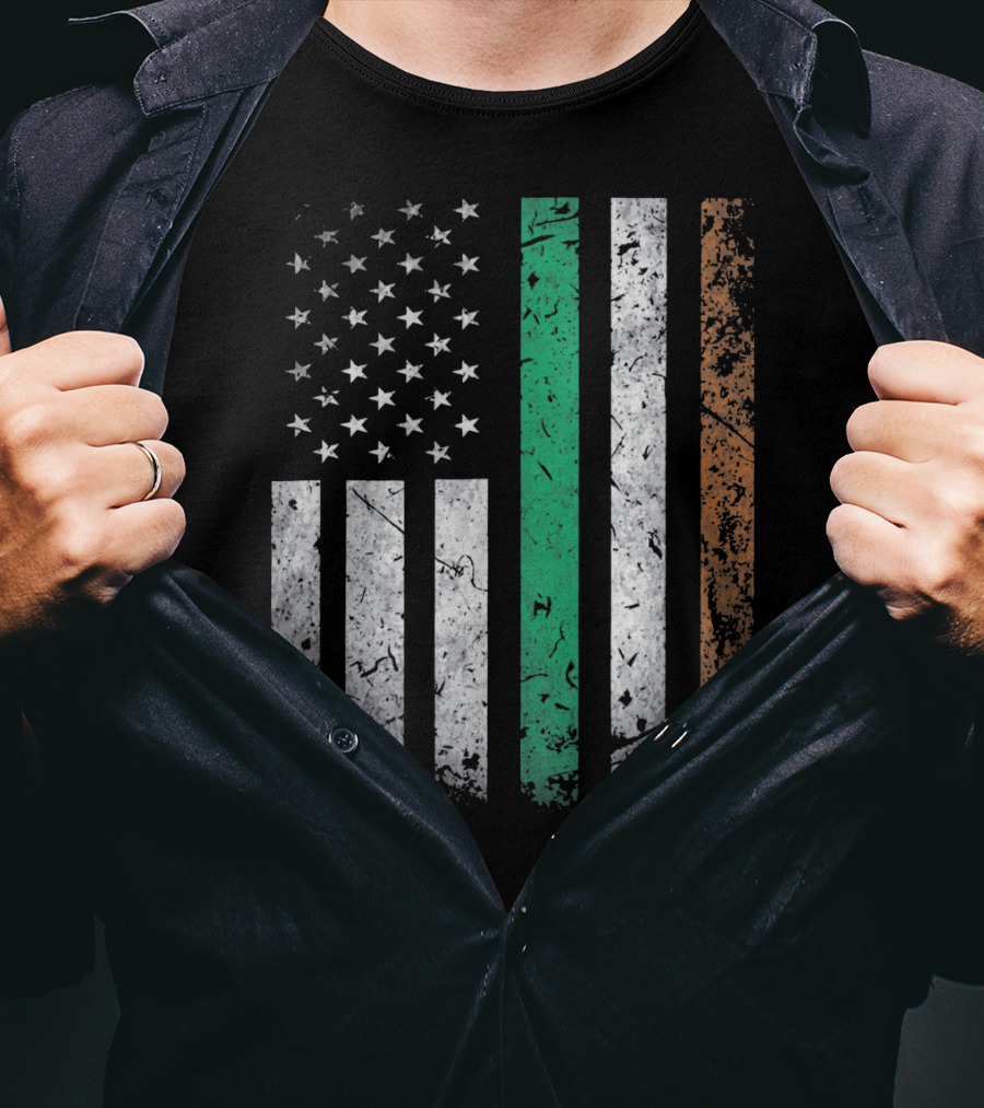 Ireland Flag Irish America Saint Patrick's Day T-Shirt