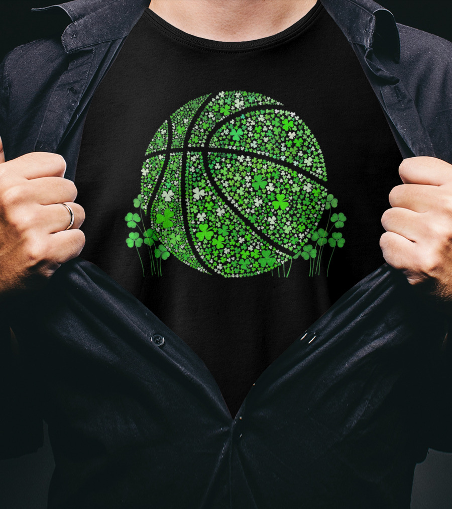 Irish Basketball Shamrock Awesome T-Shirt