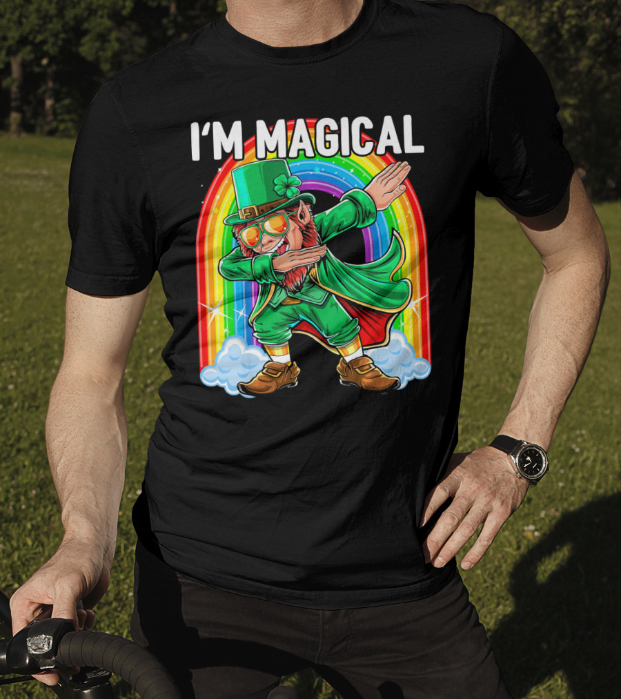 I'm Magical Dabbing Leprechaun Rainbow St. Patrick's Day T-Shirt