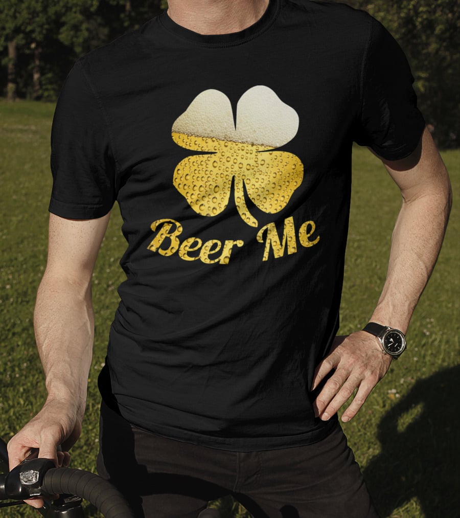 Beer Me Shamrock Bubbles T-Shirt