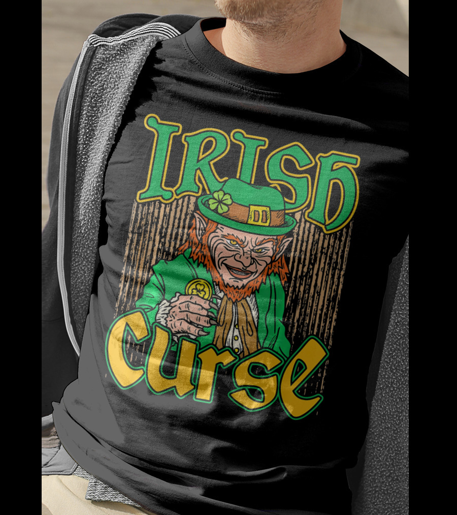 Irish Curse Leprechaun Horror Scar T-Shirt