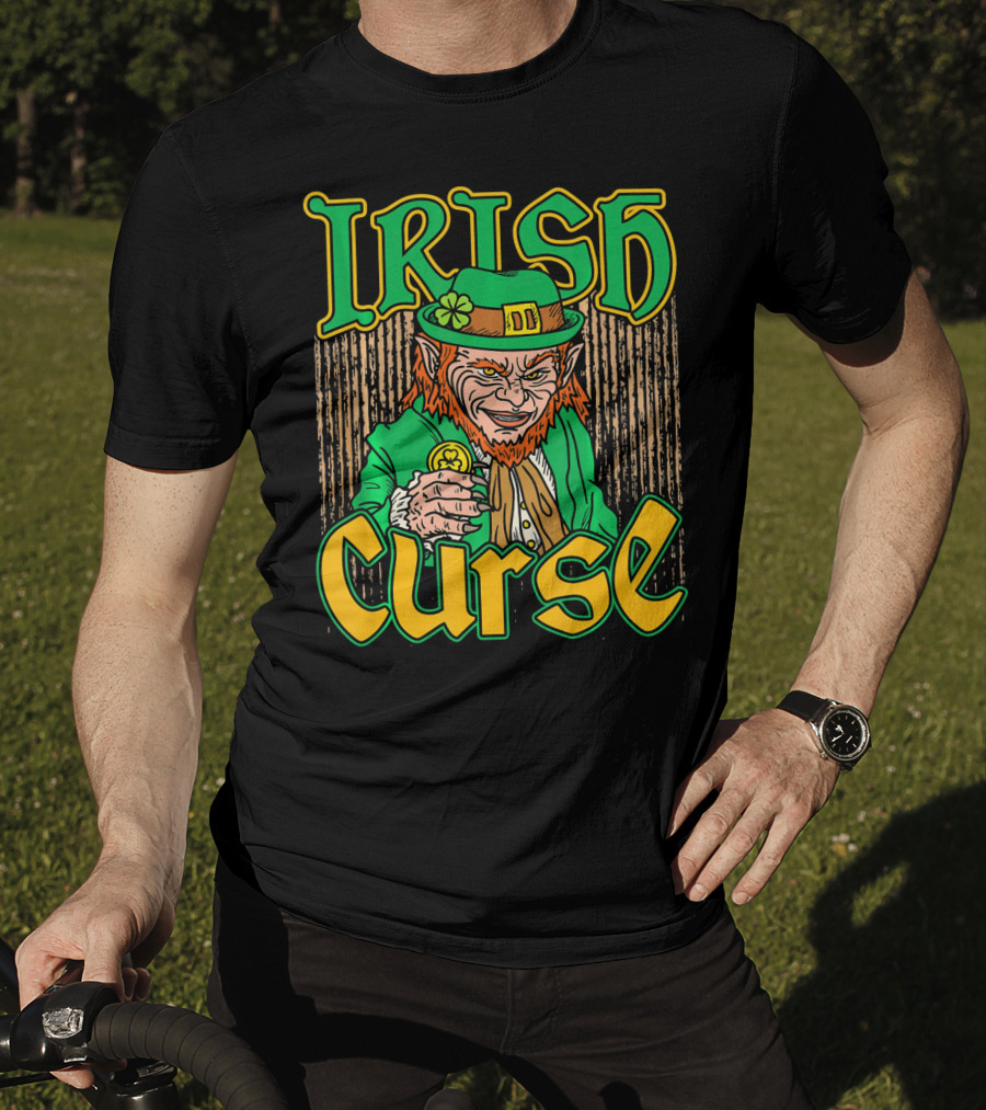Irish Curse Leprechaun Horror Scar T-Shirt