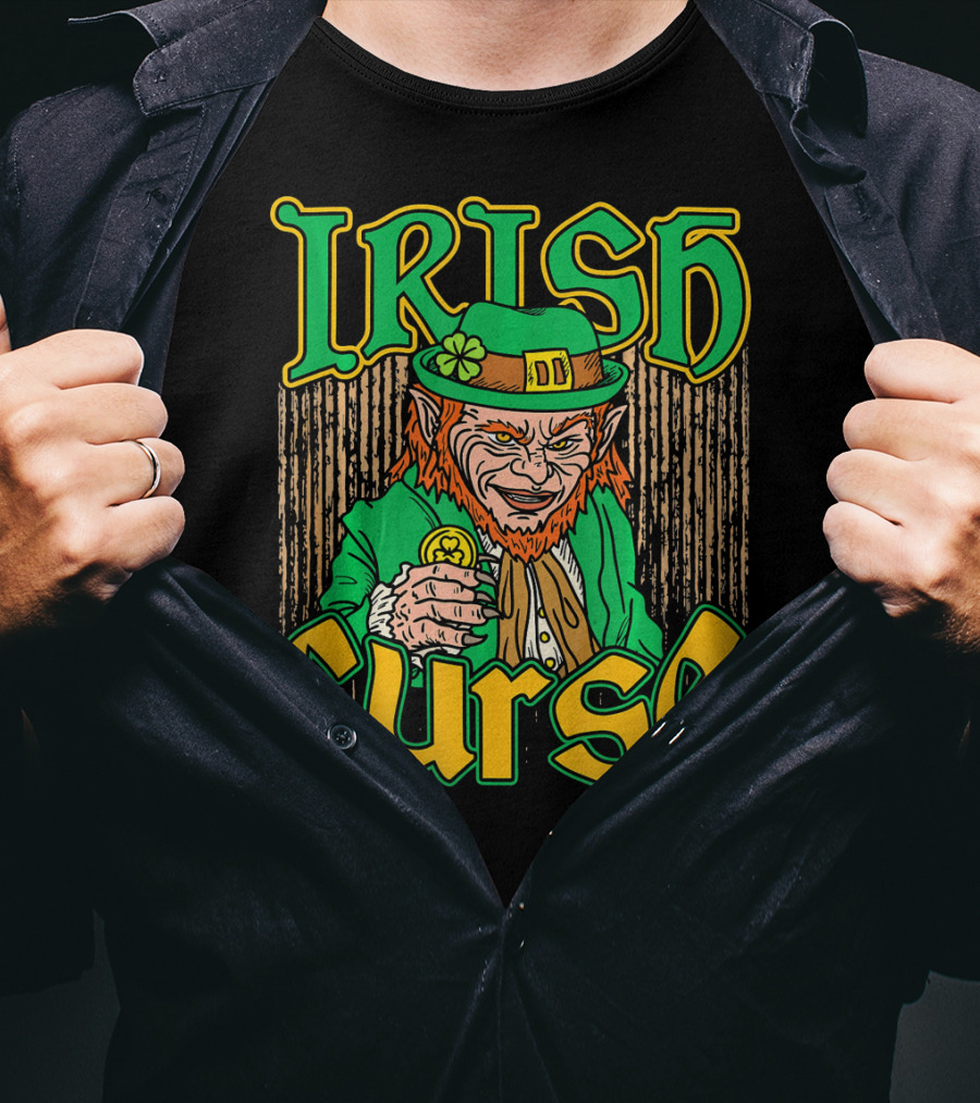 Irish Curse Leprechaun Horror Scar T-Shirt