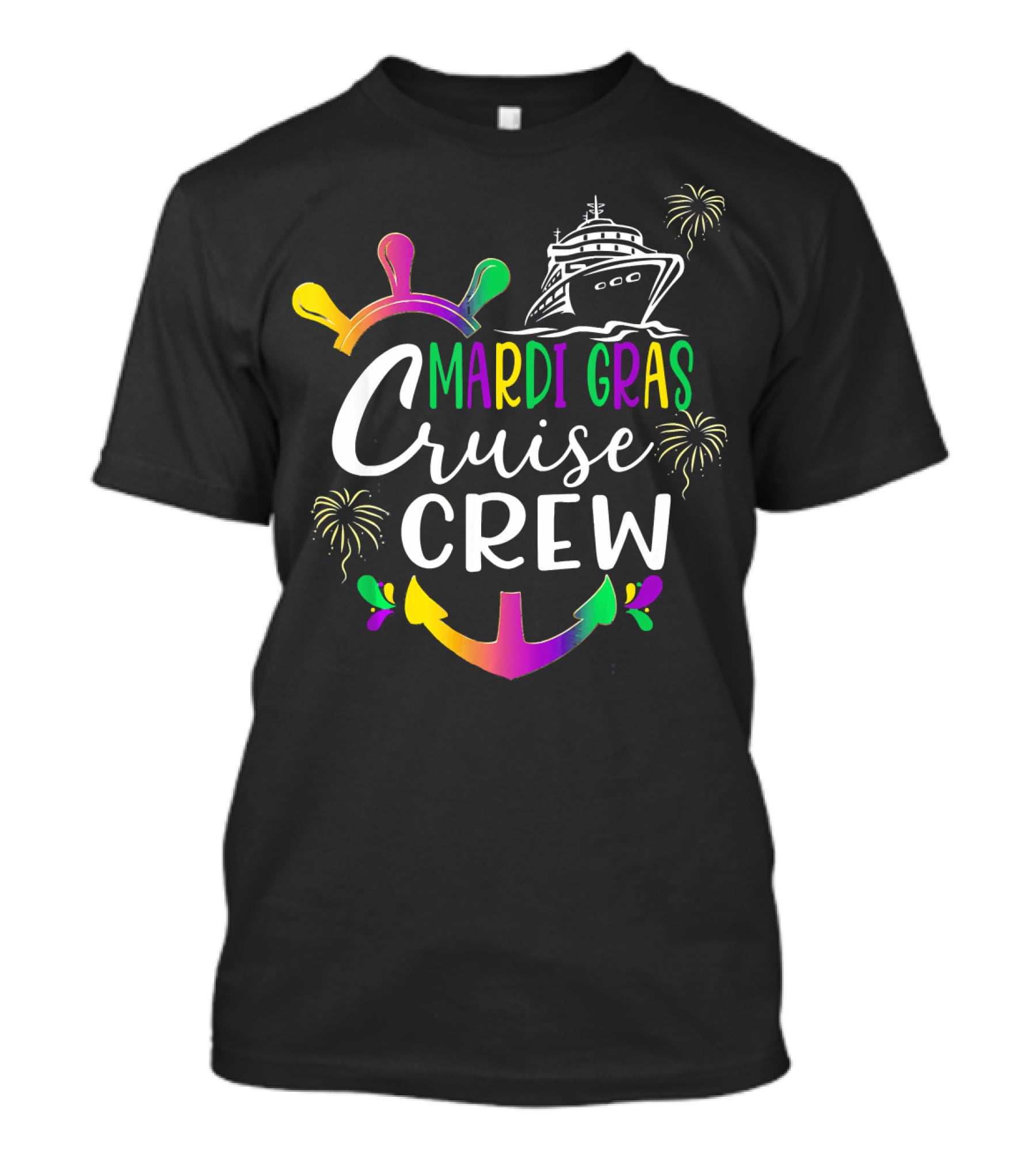 Mardi Gras Cruise Crew Outfit Matching Carnival T-Shirt