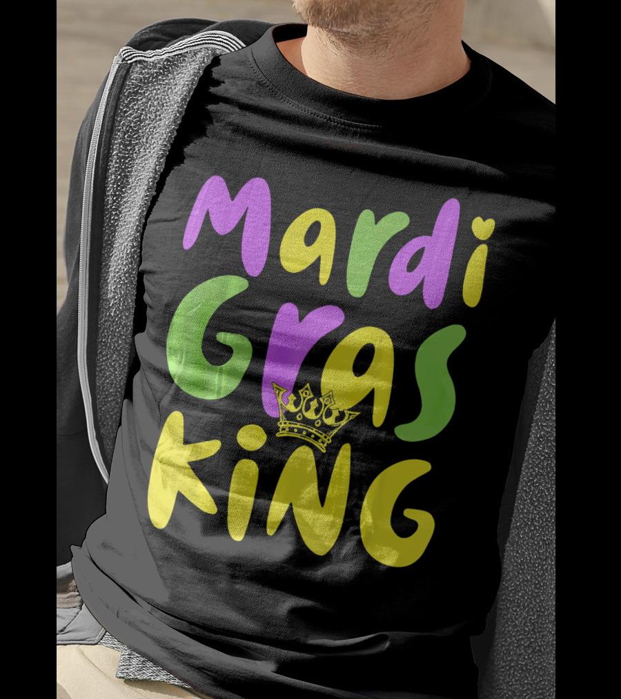 Mardi Gras King Crown T-Shirt