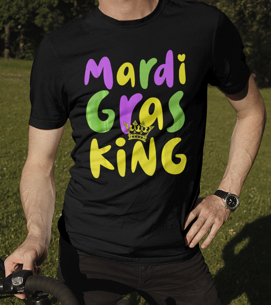 Mardi Gras King Crown T-Shirt