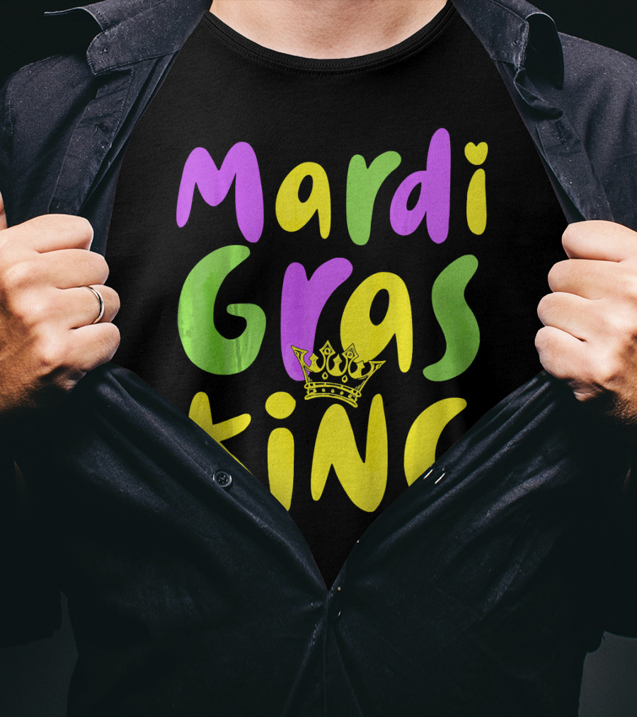 Mardi Gras King Crown T-Shirt