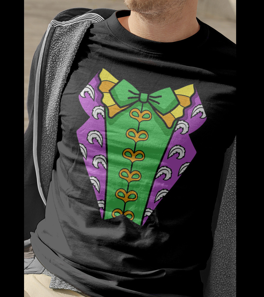 Mardi Gras Tuxedo Funny Party Celebration Costume T-Shirt
