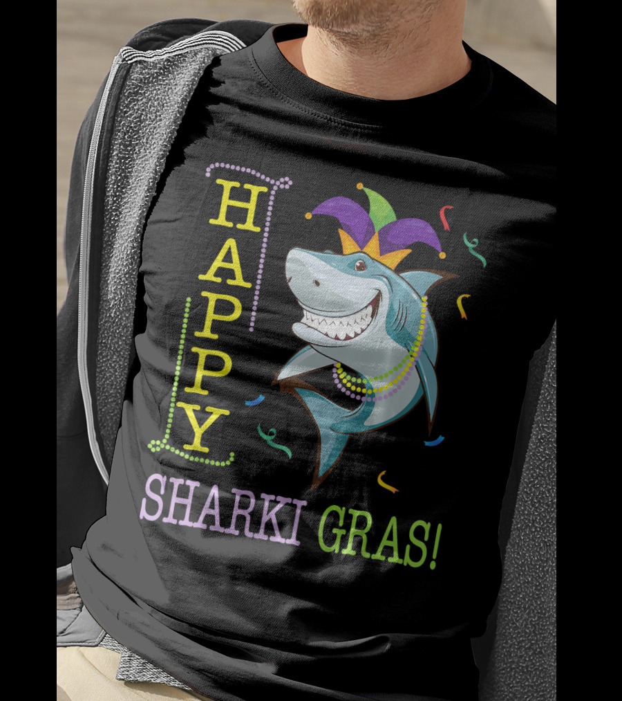 HAPPY SHARKI GRAS T-Shirt
