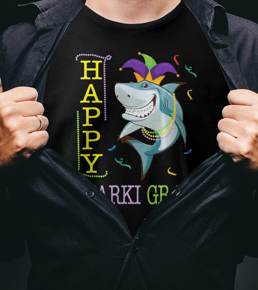 HAPPY SHARKI GRAS T-Shirt