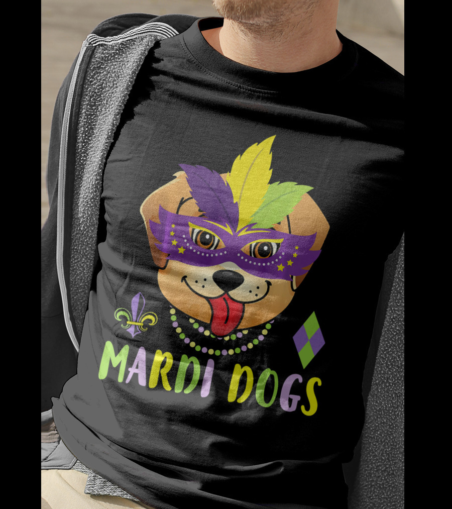 Mardi Dogs Labrador Retriever Gras Costume Dance Be T-Shirt