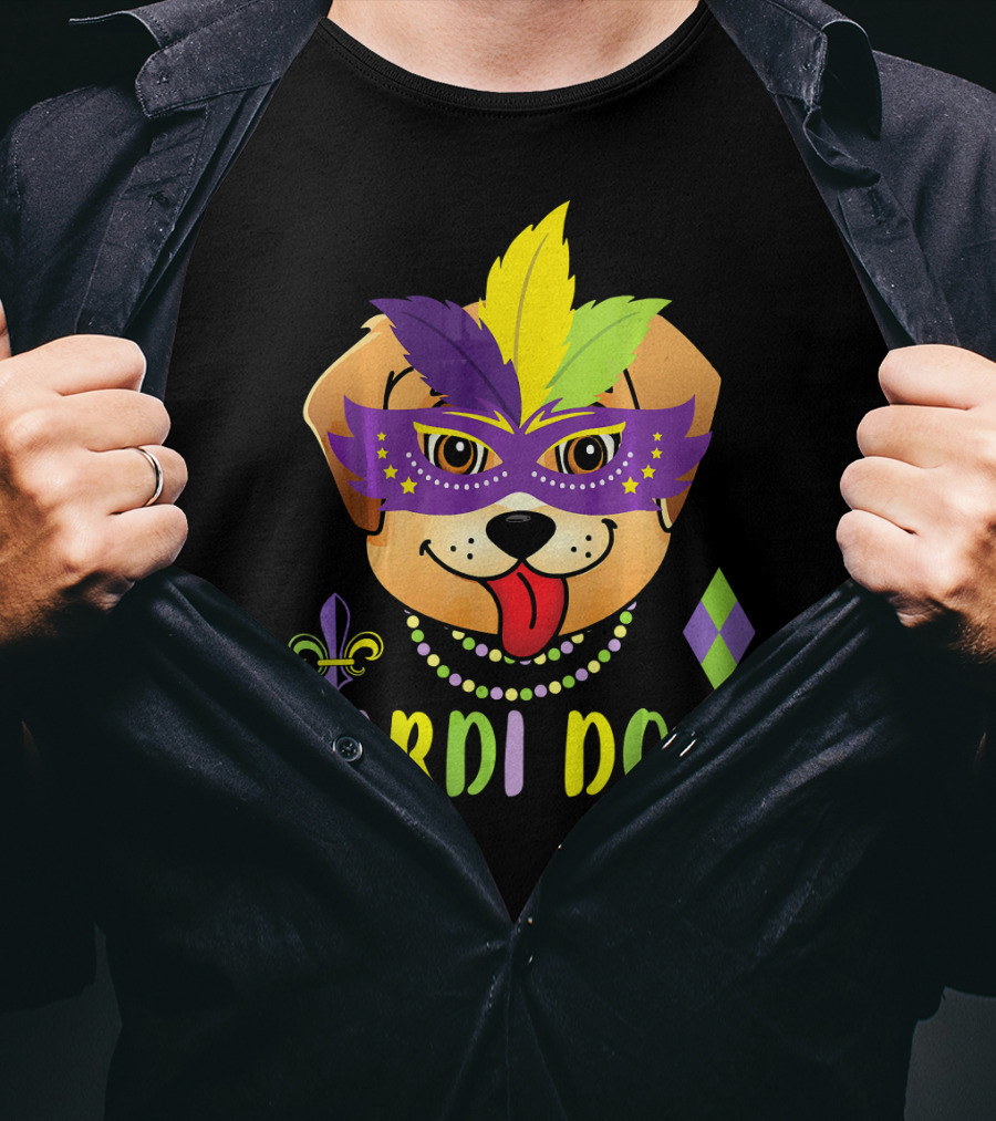 Mardi Dogs Labrador Retriever Gras Costume Dance Be T-Shirt