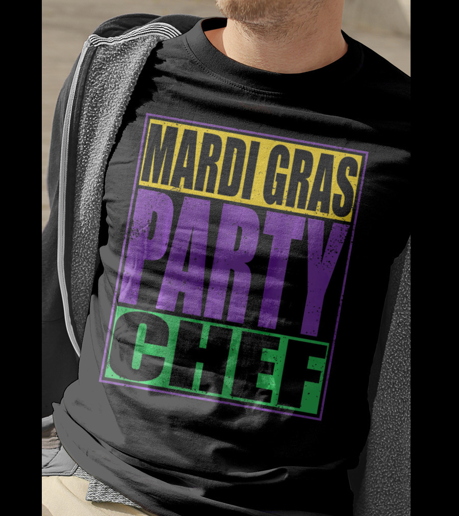 Mardi Gras Party Chef New Orleans T-Shirt