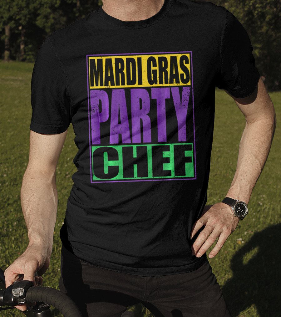 Mardi Gras Party Chef New Orleans T-Shirt