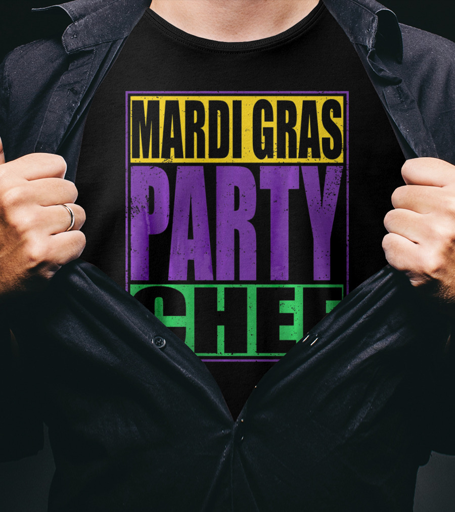 Mardi Gras Party Chef New Orleans T-Shirt