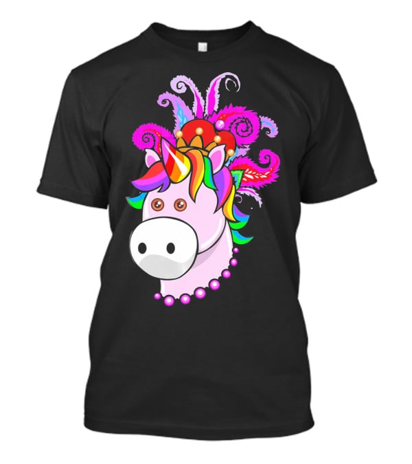 Kids Unicorn Mardi Gras New Orleans T-Shirt