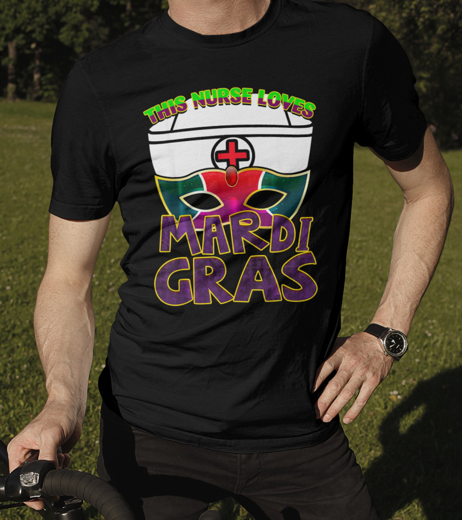 This Nurse Loves Mardi Gras Fat Tuesday Nurse T-Shirt