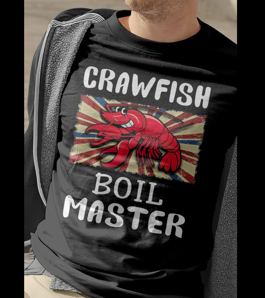 Crawfish Boil Master Mardi Gras T-Shirt