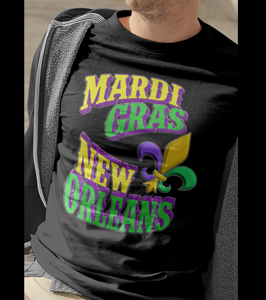 Mardi Gras New Orleans Fleur De Lis T-Shirt