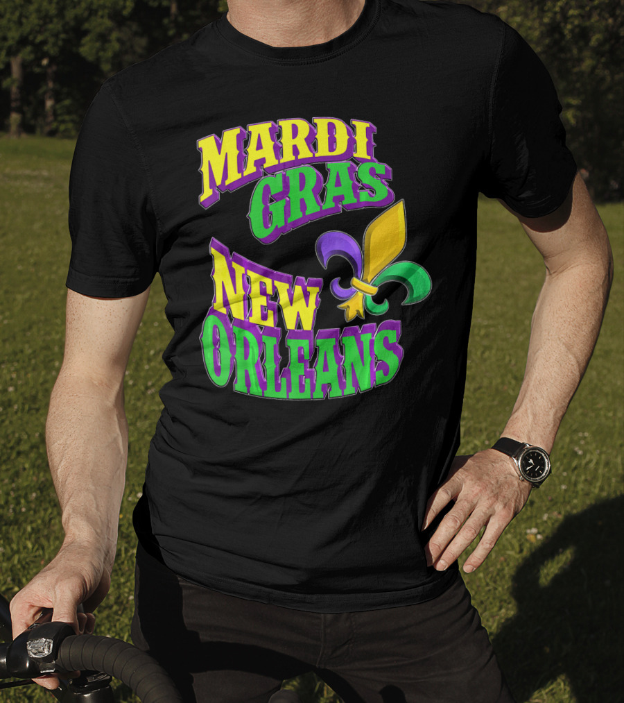 Mardi Gras New Orleans Fleur De Lis T-Shirt