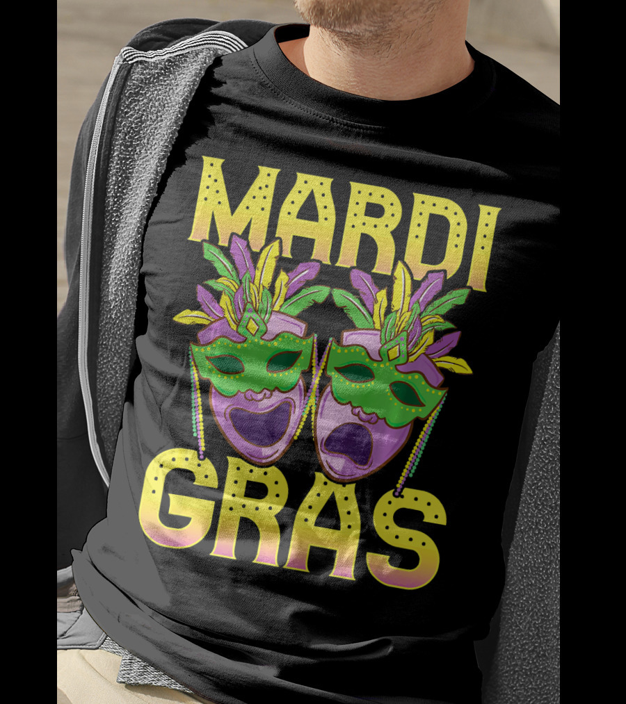 Mardi Gras Masks Party New Orleans T-Shirt
