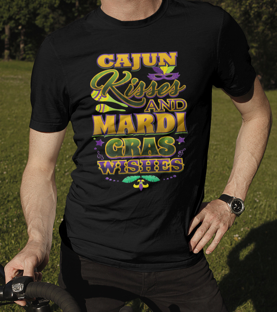 Cajun Kisses And Mardi Gras Wishes T-Shirt