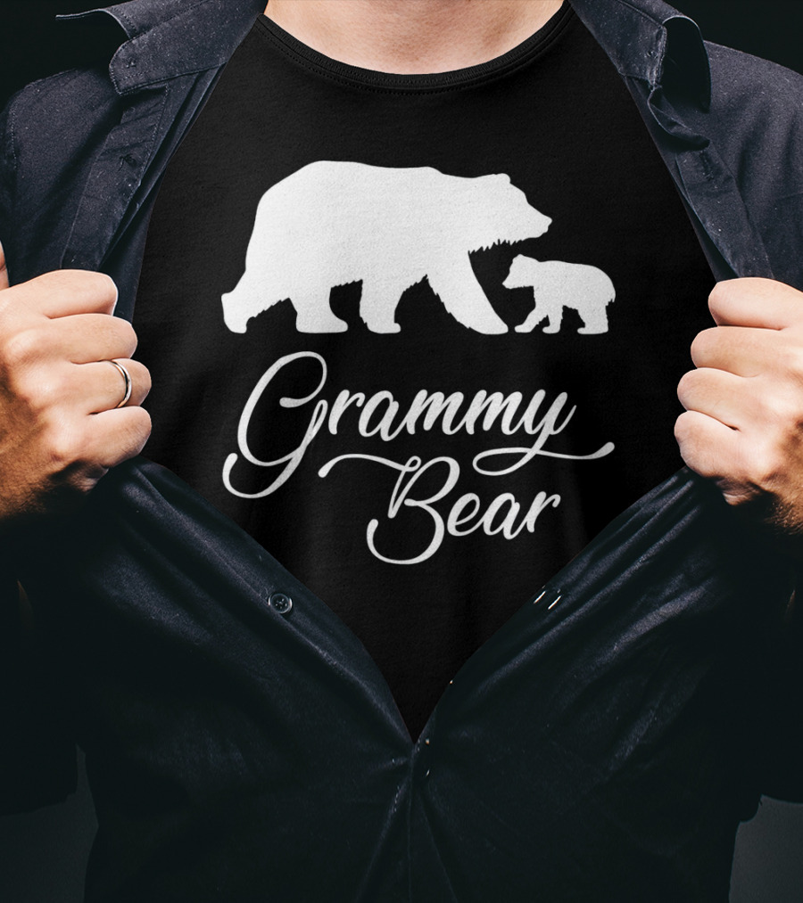Grammy Bear Grandmother Cute Bear Cubs T-Shirt