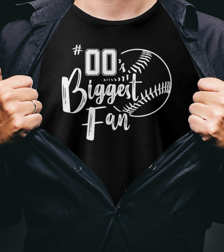 00's Biggest Fan Softball T-Shirt