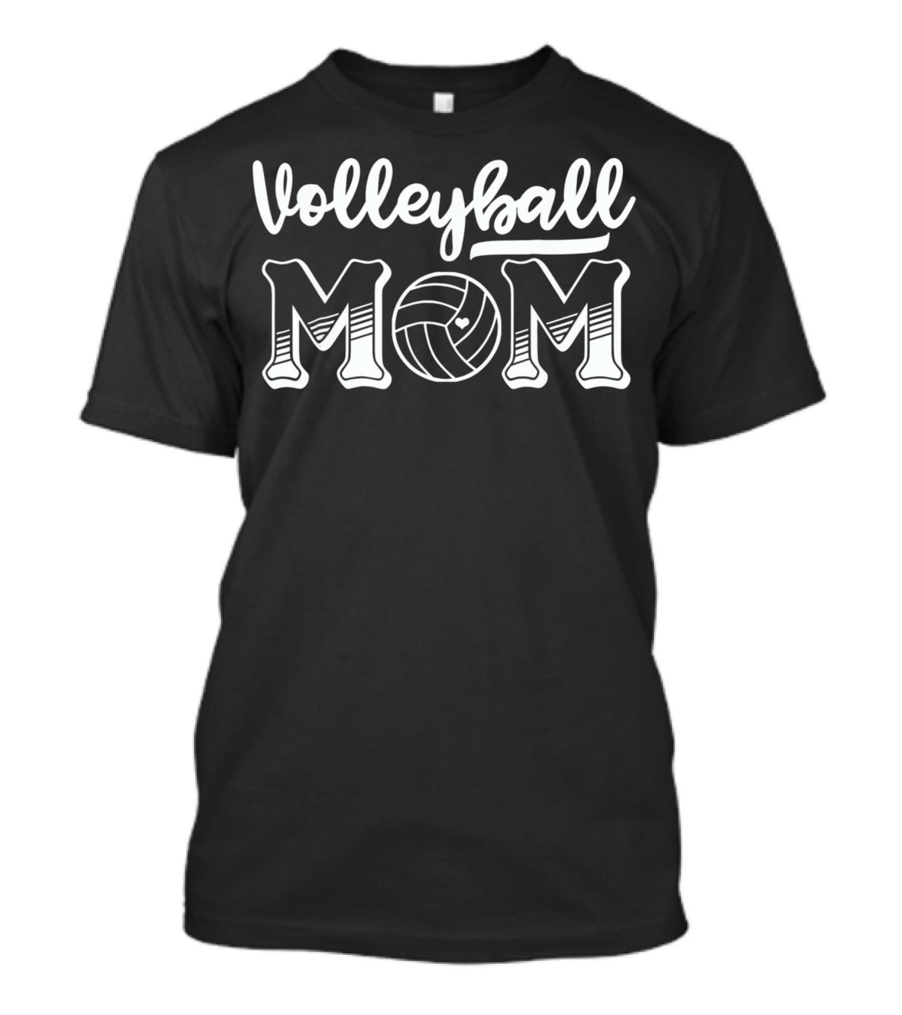 Volleyball Mom Volleyball Heart T-Shirt