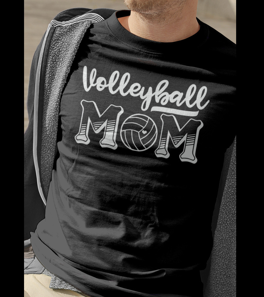 Volleyball Mom Volleyball Heart T-Shirt